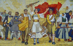 Socialist art,Tirana, Albania
