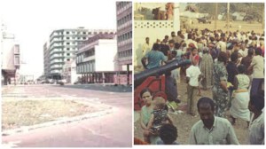 15. «Malange está praticamente deserta». Informação militar de 3 de Agosto de 1975. Parte da população estava refugiada no quartel.