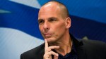 Newly appointed Greek Finance Minister Varoufakis attends a hand over ceremony in&nbsp;Athens