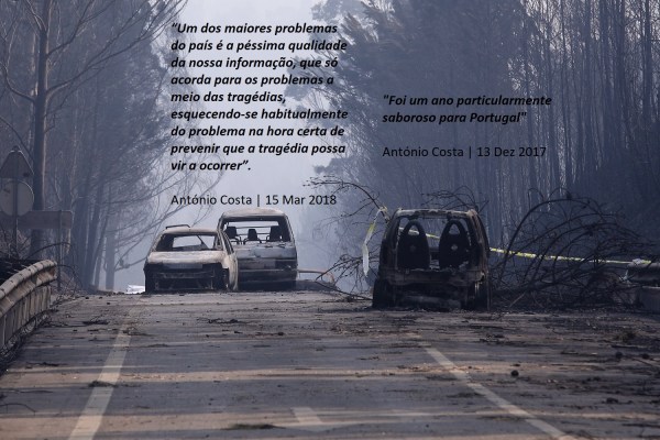 Forest fire in Pedrogao Grande, Portugal