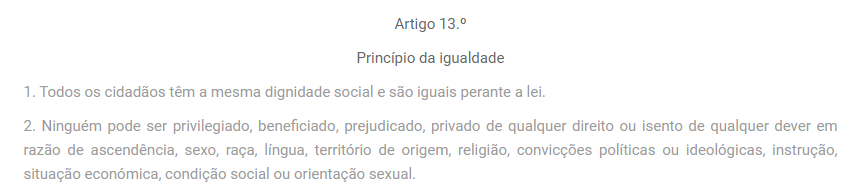 Constituição da República Portuguesa